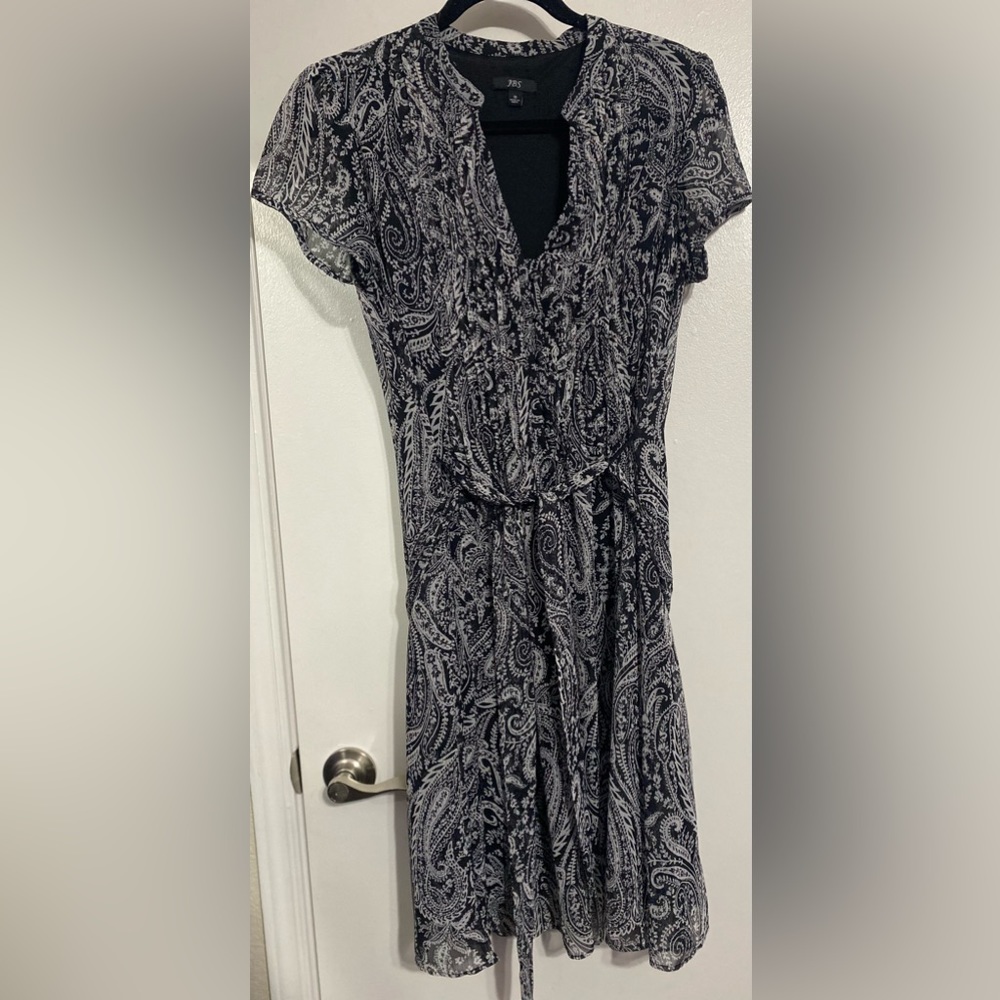 JBS Black and White Dress